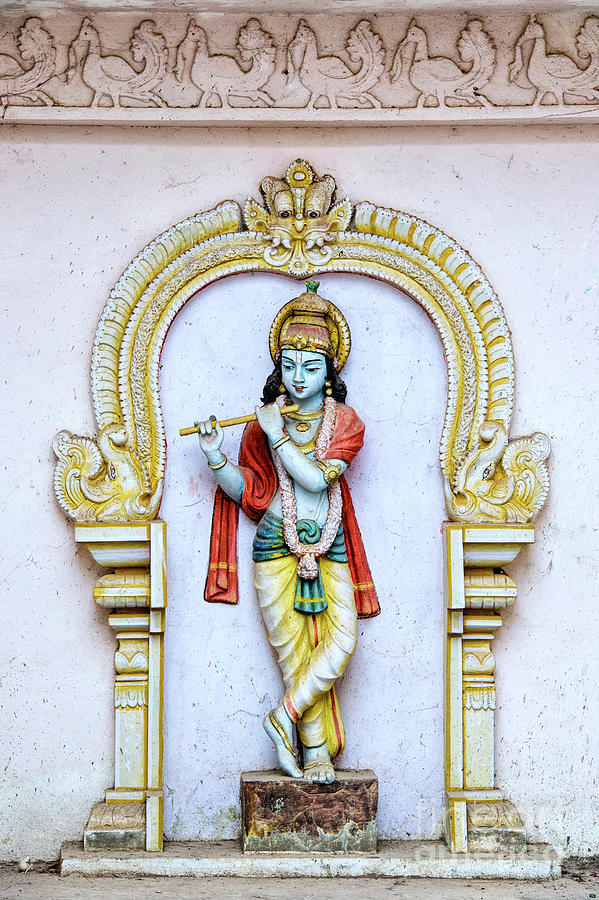 Sri Krishna Temple Statue Photograph by Tim Gainey