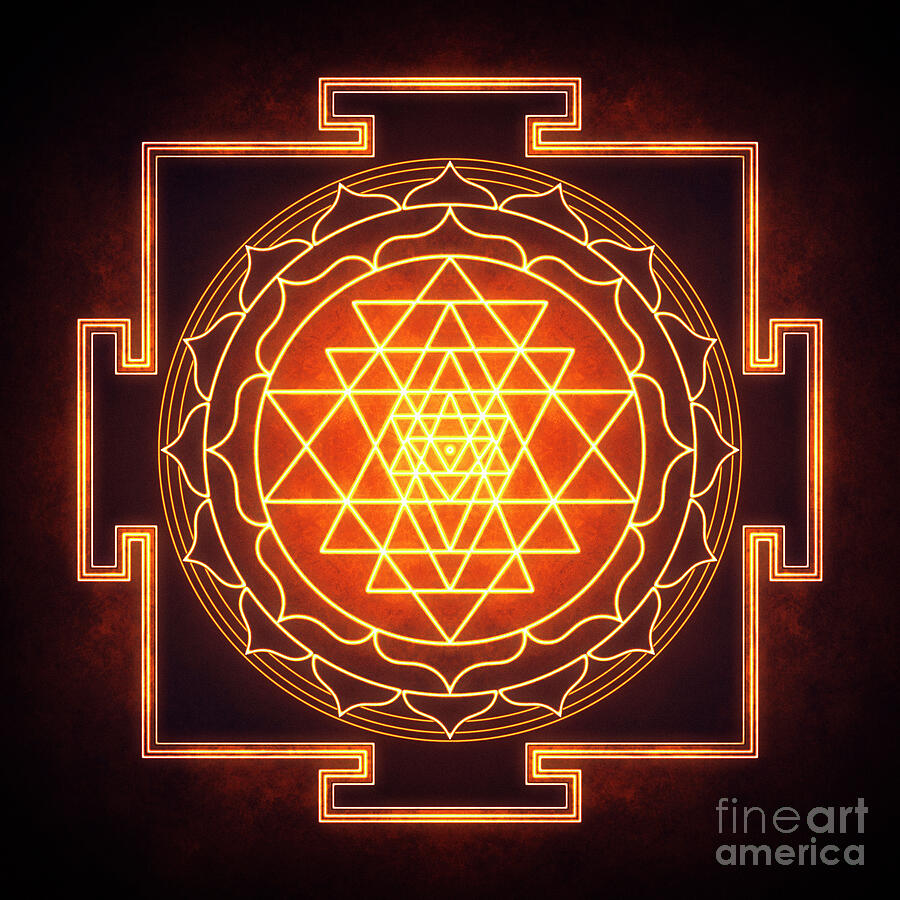 Sri Yantra XI Digital Art by Dirk Czarnota - Fine Art America