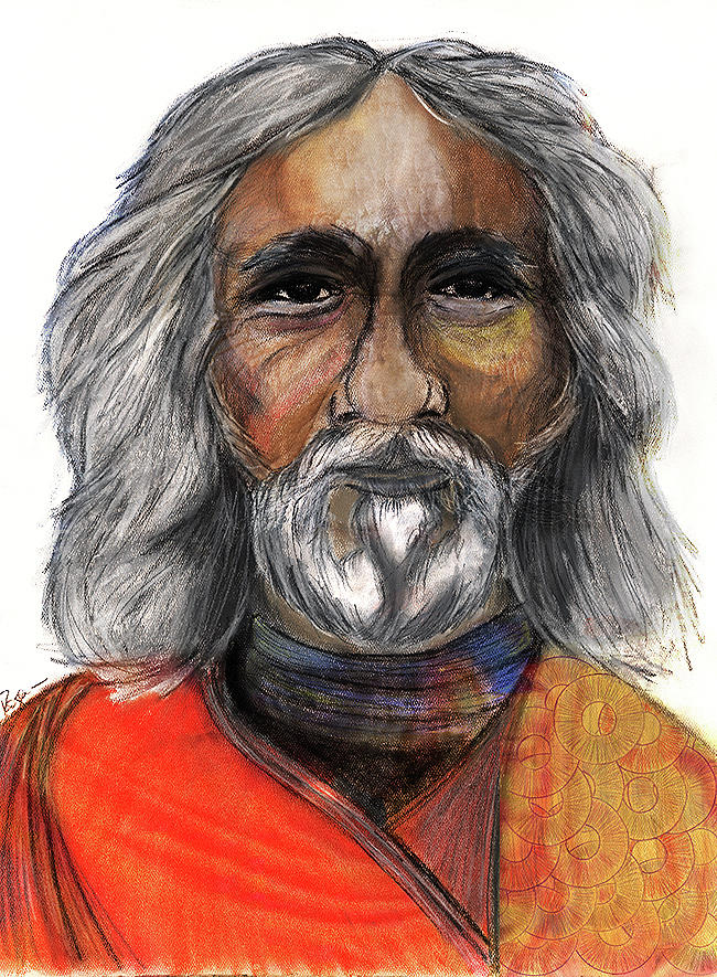 Sri Yukteswar Giri Digital Art by Roger Hanson