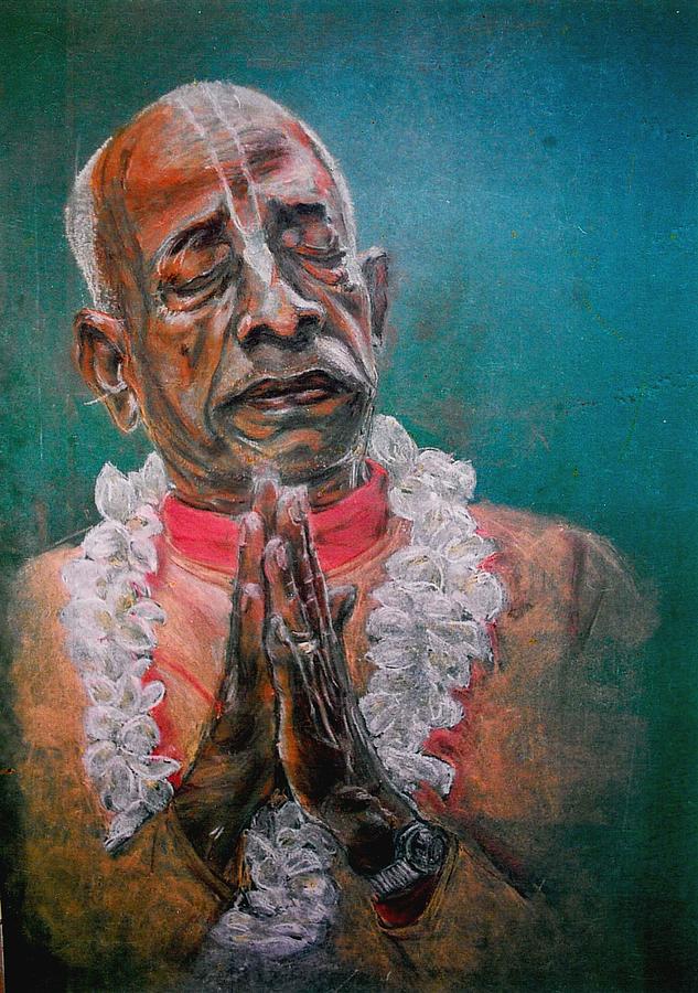 Srila Prabhupad Painting by Alexandra Bilbija