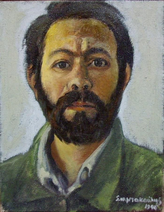 Portrait Painting - Srlfportrait by George Siaba
