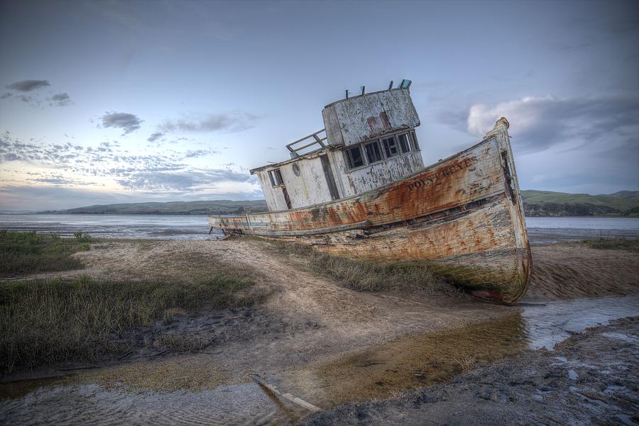 SS Point Reyes in Inverness Before Demolition Photograph by John King