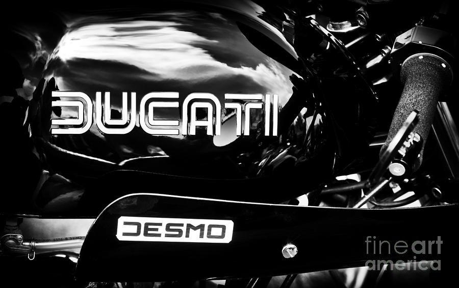 SS900 Desmo In Black Photograph by Tim Gainey