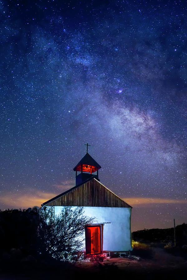 St. Agnes Under The Stars Photograph by Harriet Feagin