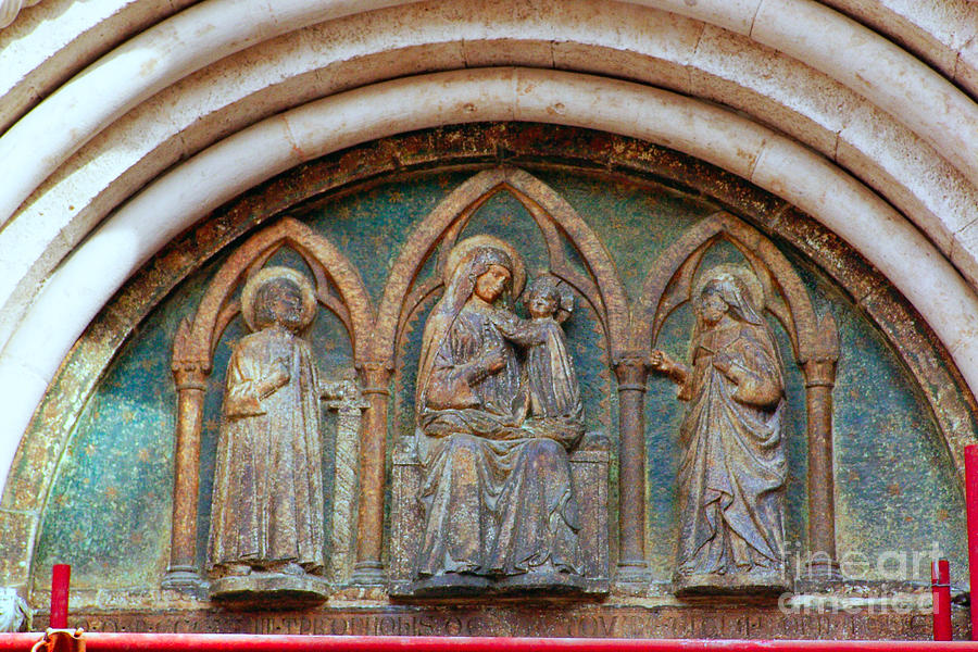 St. Anastasia with Jesus Zadar  Photograph by Jasna Dragun
