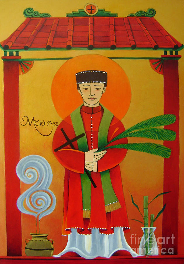 St. Andrew Dung-Lac - MMDUL Painting by Br Mickey McGrath OSFS