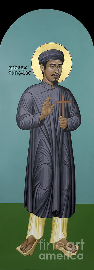 St. Andrew Dung-Lac - RLLAC Painting by Br Robert Lentz OFM