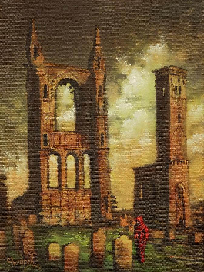 St Andrews Cathedral Painting by Tom Shropshire