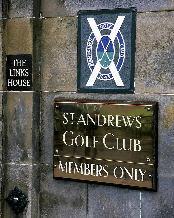 Tiger Woods Photograph - St Andrews Golf Club by Dan Albright