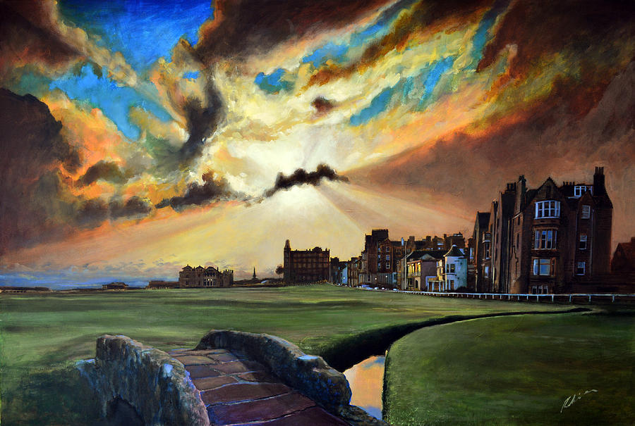 St Andrews Painting - St Andrews by Mark Robinson
