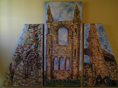 St Andrews Scotland Painting by Jacqueline Biggs St Andrews Scotland Painting by Jacqueline Biggs