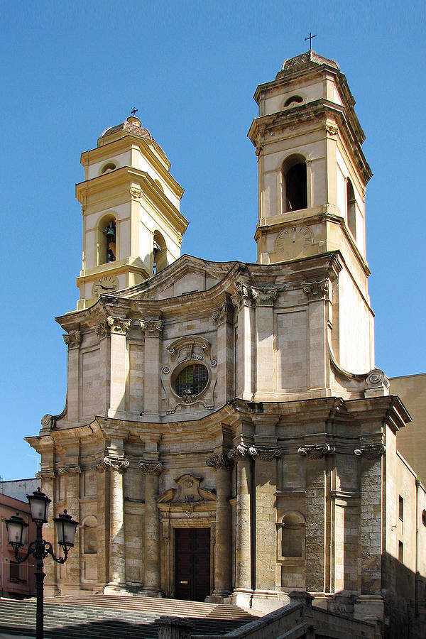 St. Anna Church in Cagliari Sardinia Photograph by Carla Parris