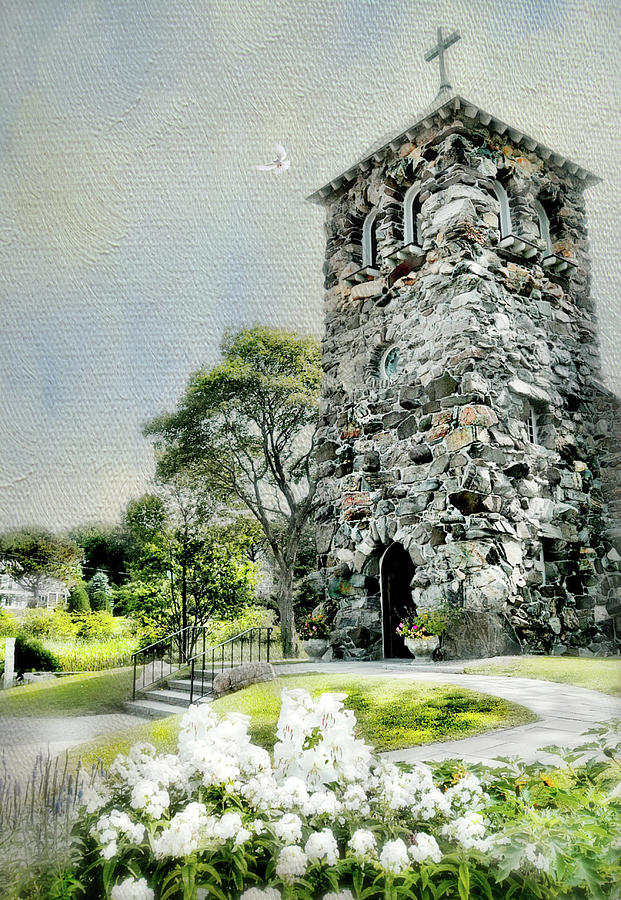 Dove Flies Over St. Ann Digital Art by Diana Angstadt