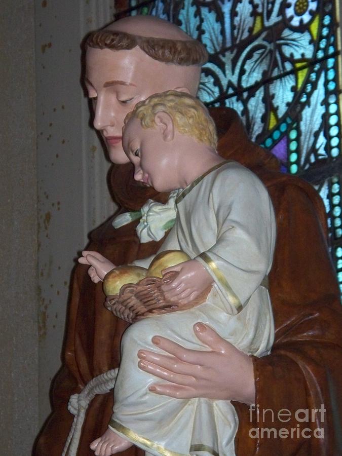 St. Anthony and The Child Jesus Photograph by Seaux-N-Seau Soileau