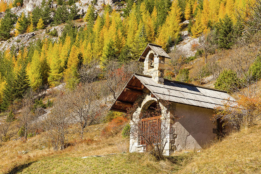 St Antonins chapel - French Alps Photograph by Paul MAURICE