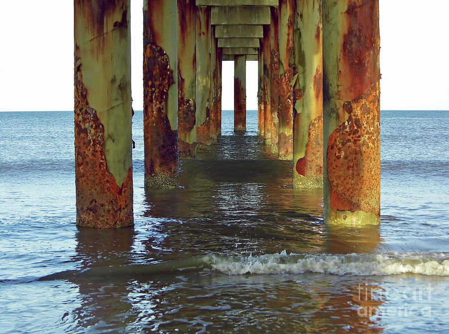 St Augustine Beach Pier Photograph by D Hackett