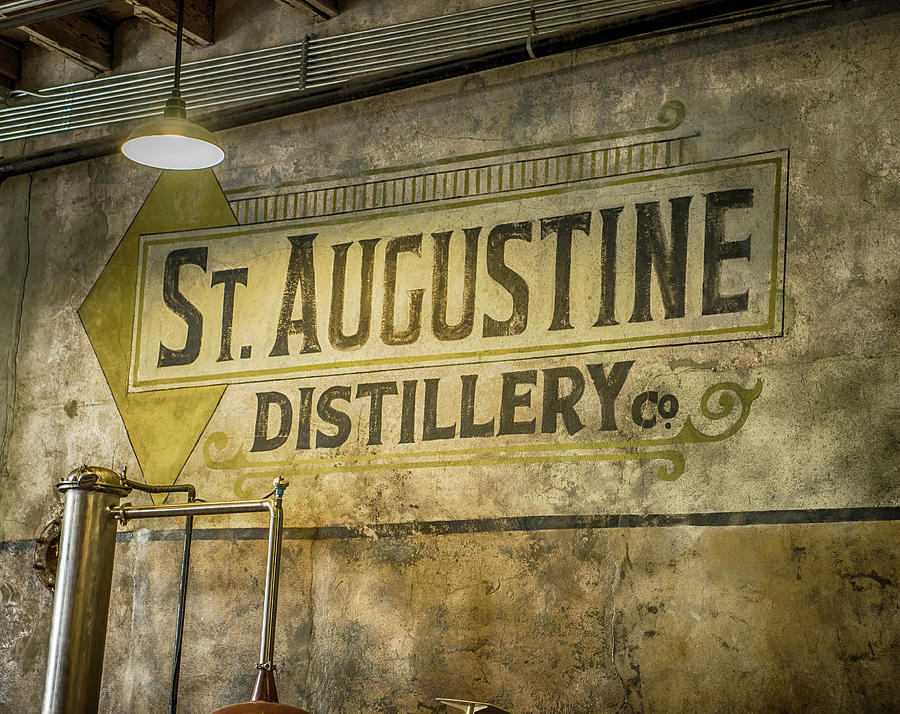 St Augustine Distillery Wall Photograph