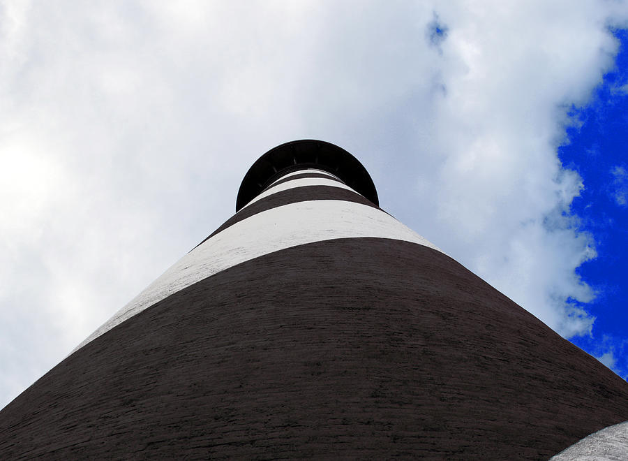 St. Augustine Lighthouse - From The Bottom Up Photograph by Bob Johnson