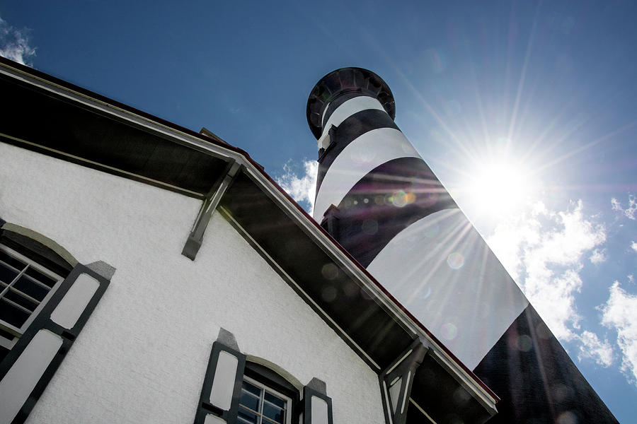 St. Augustine Lighthouse, Florida Photograph by Mitch Spence