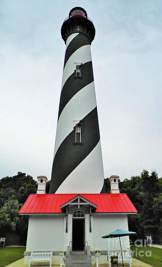 St Augustine Lighthouse Full View Photograph by D Hackett