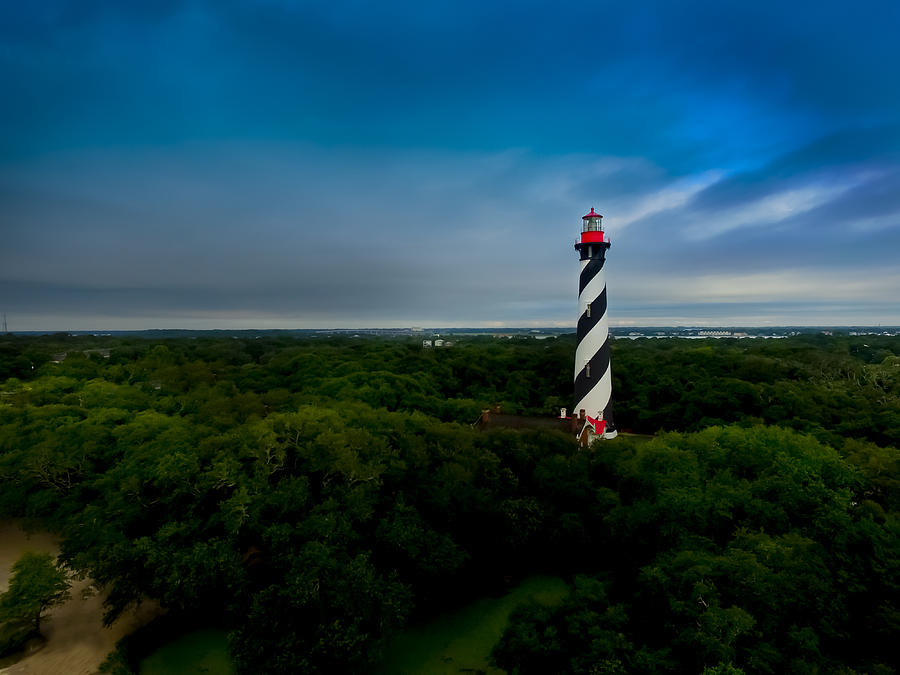 St Augustine Lighthouse Photograph by Greg Waters