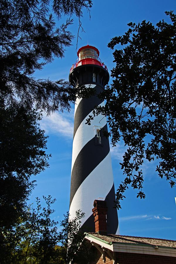 St Augustine Lighthouse II Photograph by Michiale Schneider