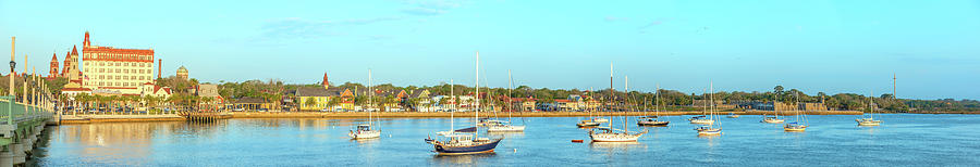 St Augustine Panorama Photograph by Sebastian Musial