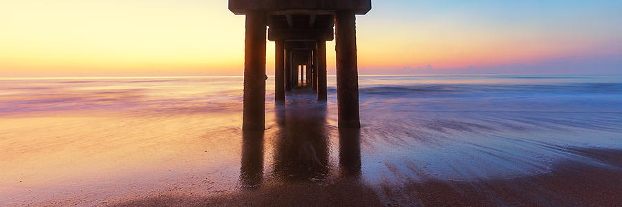 St Augustine Pier Panorama Photograph by Stefan Mazzola