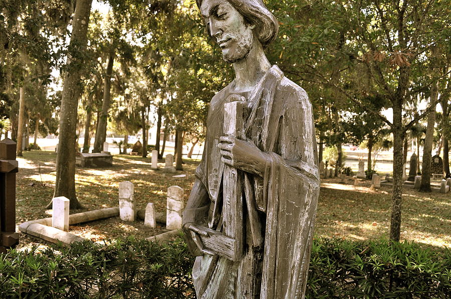 St Augustine statue Photograph by Laura Ogrodnik Fine Art America