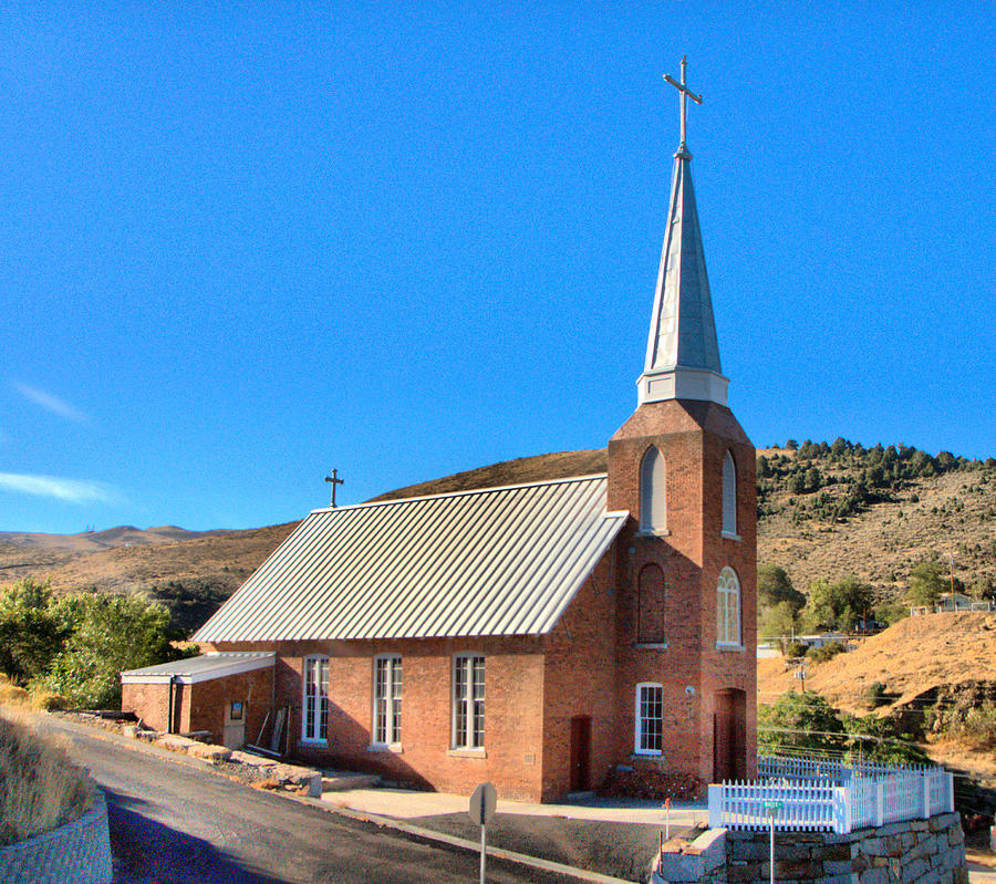 St Augustines Catholic Church of Austin, Nevada Photograph by Josephine Buschman