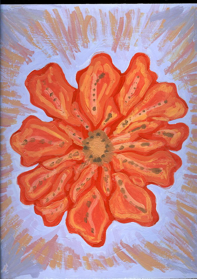 Flower Painting - St Barth by Laura Lillo Flower Painting - St Barth by Laura Lillo