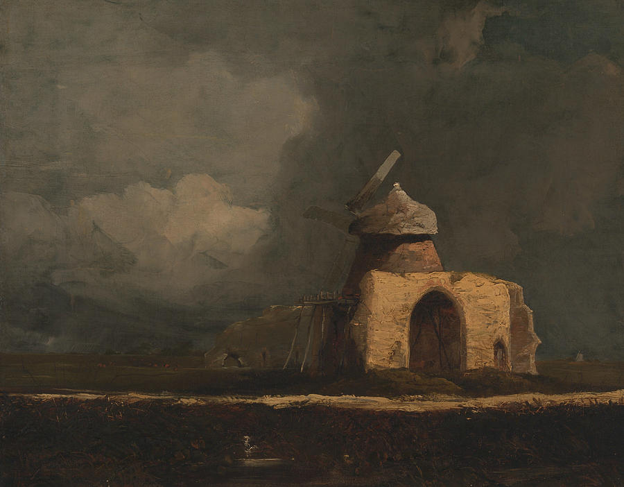 St. Benets Abbey  Painting by John Sell Cotman