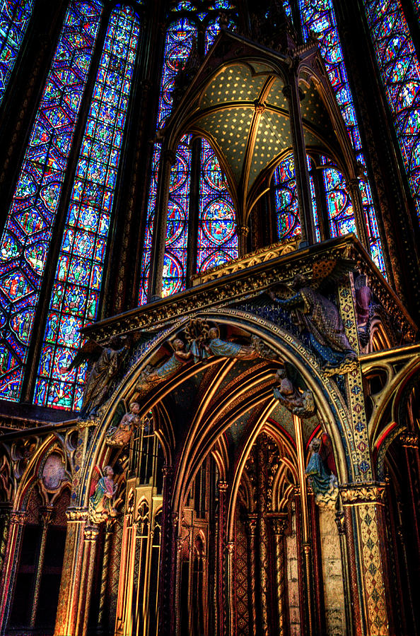 Paris Photograph - St. Chappelle Altar by Vicki Jauron