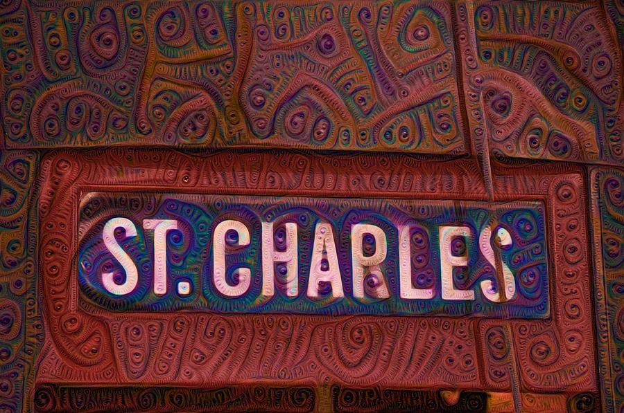 Charles Painting - St Charles Line by Bill Cannon