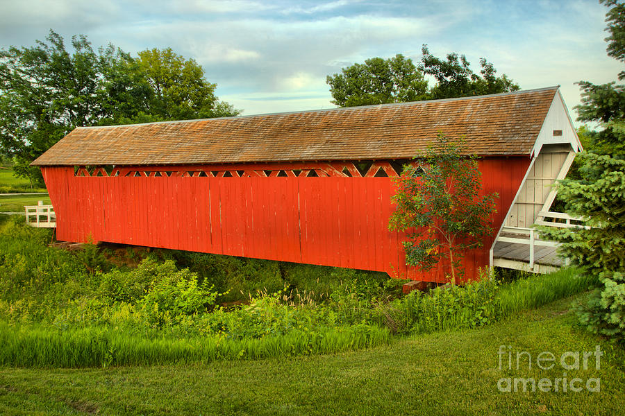 St Charles Red And Green Scene Photograph by Adam Jewell