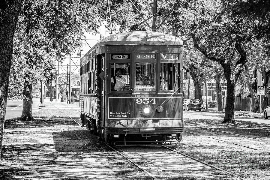 St Charles Trolley Line Photograph by Rene Triay FineArt Photos