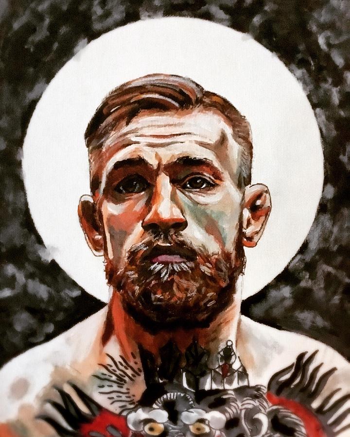 Saint Conor Painting by Joel Tesch
