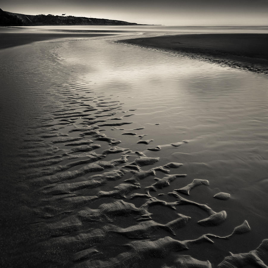 Nature Photograph - St Cyrus Sand Ripples by Dave Bowman