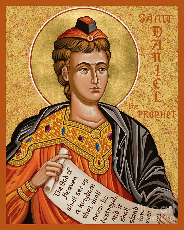 St. Daniel the Prophet - JCDAP Painting by Joan Cole