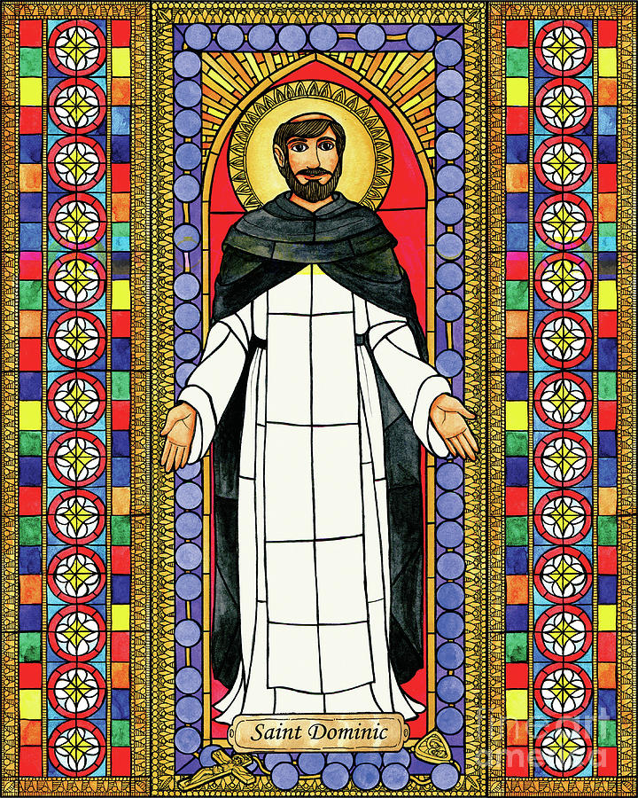 St. Dominic Painting by Brenda Nippert