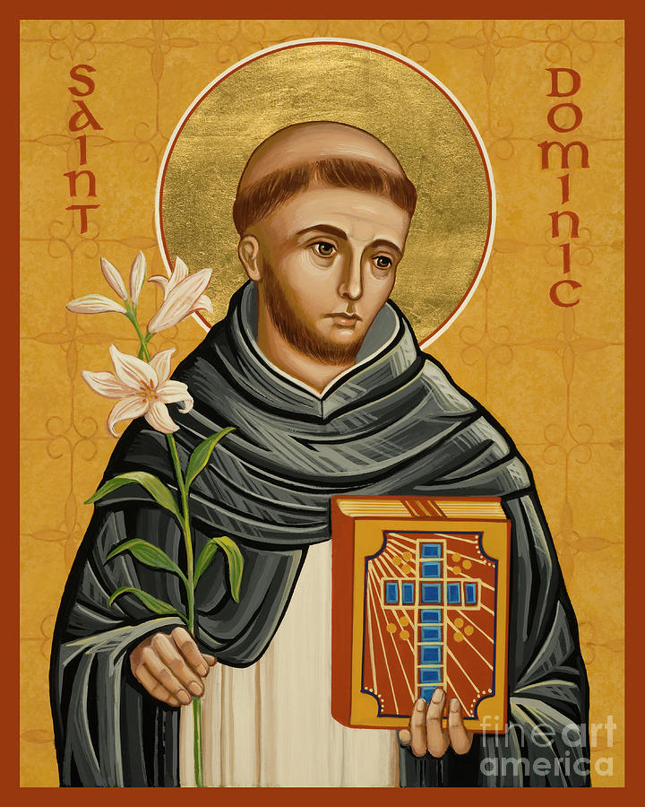 St. Dominic - JCDMI Painting by Joan Cole