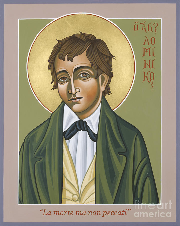 St Dominic Savio  Patron of Juvenile Delinquents 130 Painting by William Hart McNichols