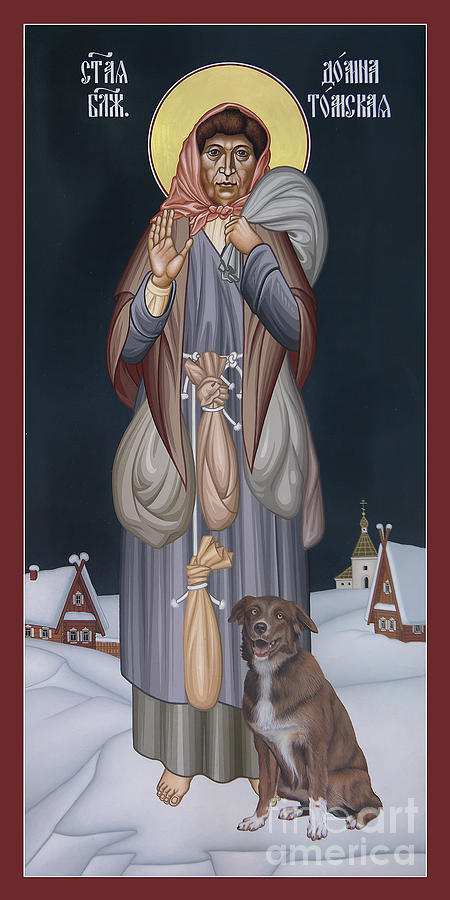 St. Domna of Tomsk - RLDOT Painting by Br Robert Lentz OFM