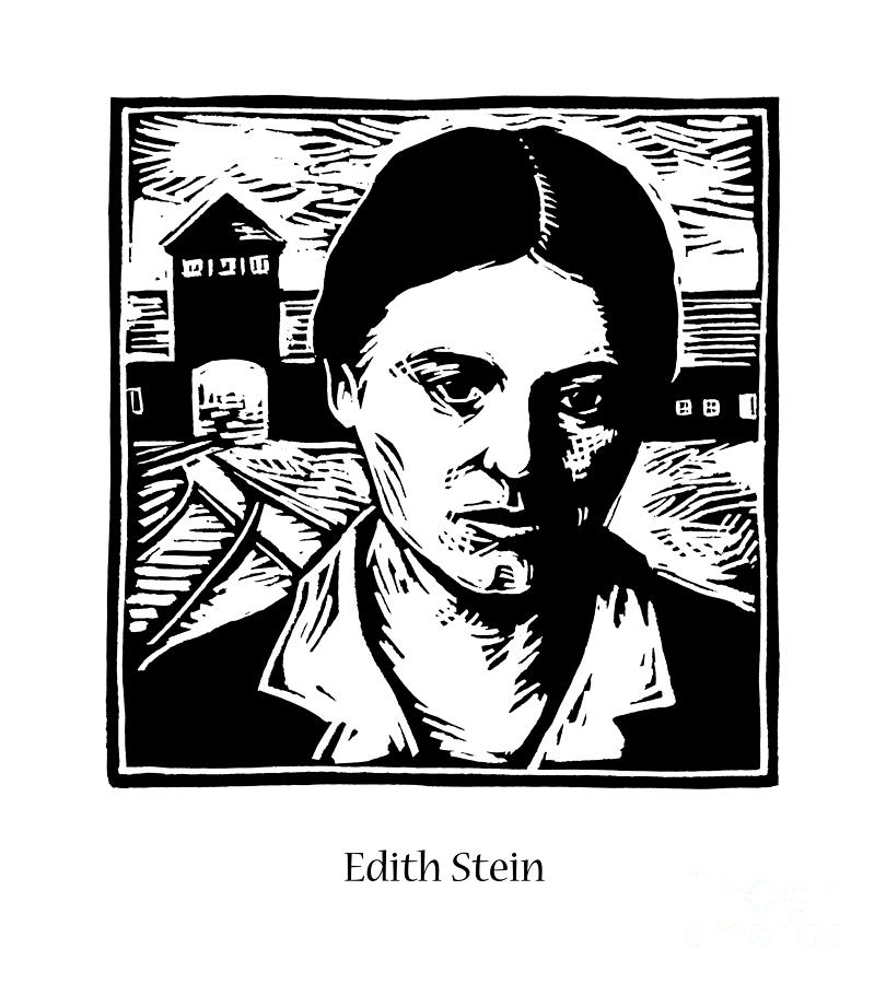 St. Edith Stein - JLEDT Painting by Julie Lonneman