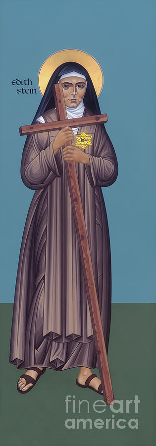 St. Edith Stein - RLSTE Painting by Br Robert Lentz OFM