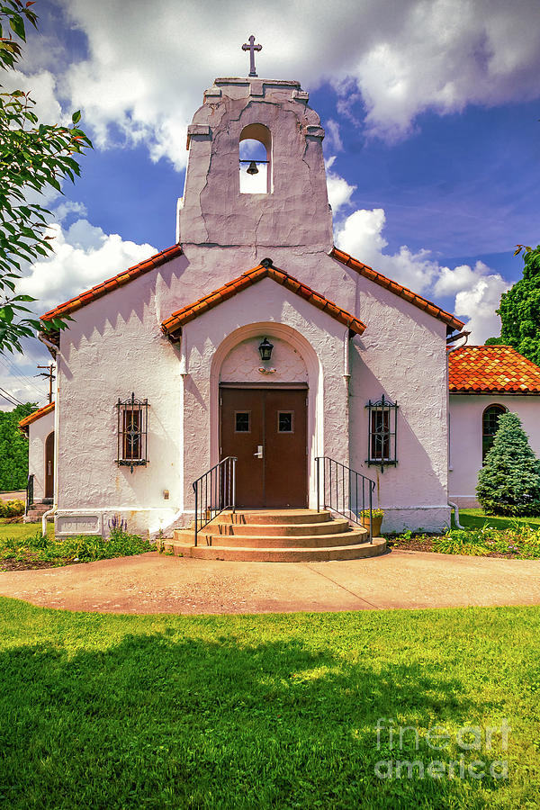 St Edwards Catholic Church Photograph by Nick Zelinsky Jr