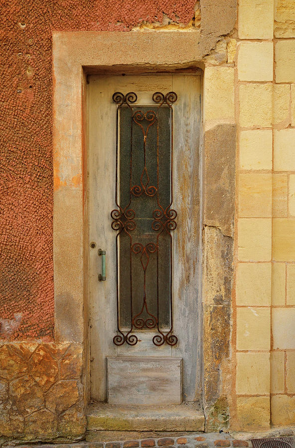St. Emilion Door Photograph by Kathy Yates