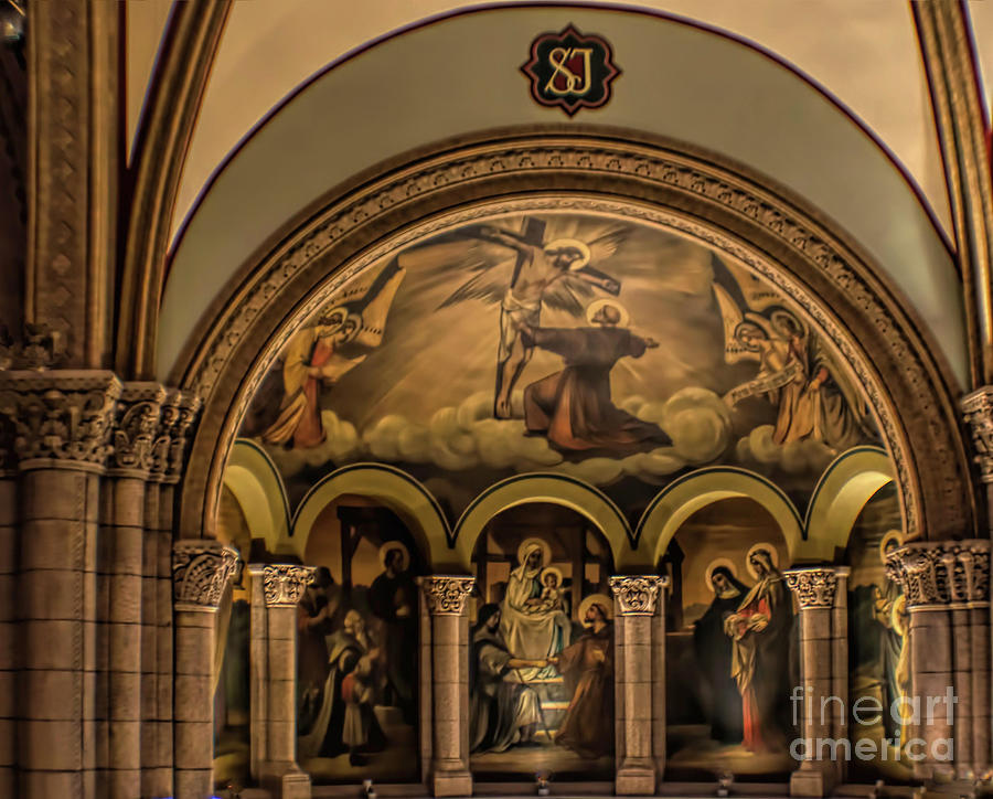 St Francis Assisi Arches Photograph by Luther Fine Art