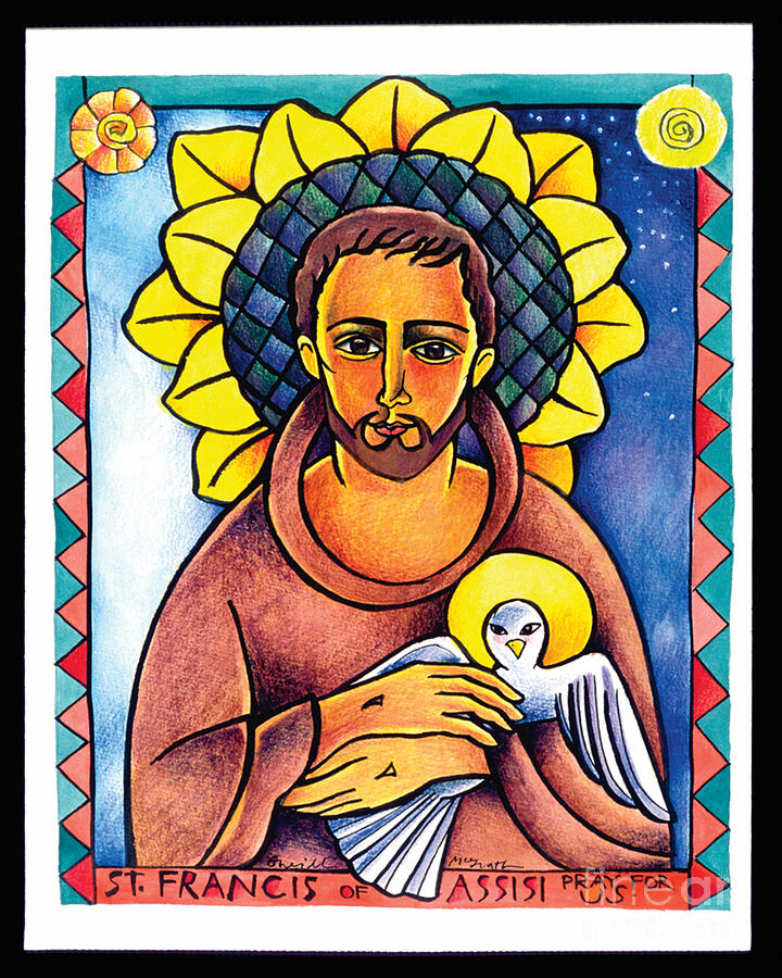 St. Francis of Assisi  - MMFAS Painting by Br Mickey McGrath OSFS