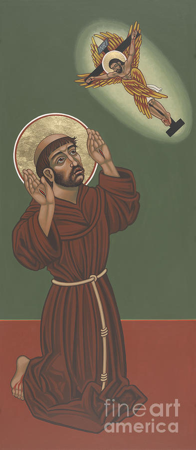 St Francis- Viriditas  Painting by William Hart McNichols
